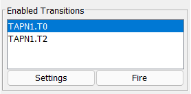 Enabled Transitions Widget